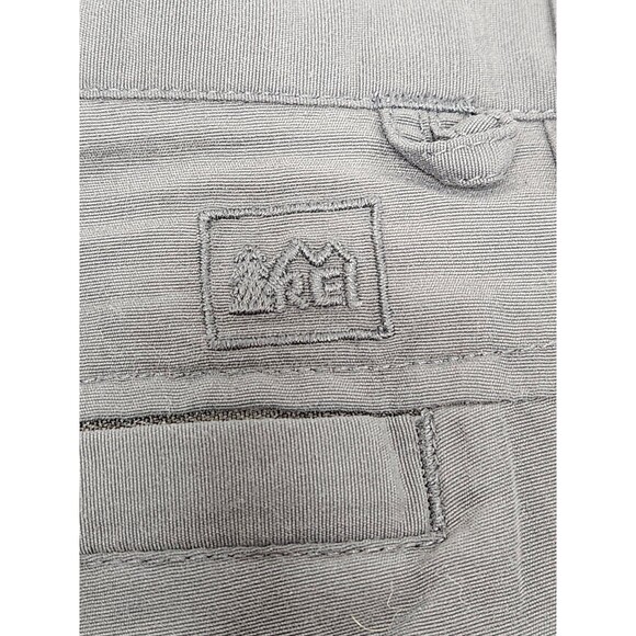 REI Cargo Shorts Men's 36 Gray Nylon 10" Performance Quick Dry Outdoors Hiking - Picture 5 of 5